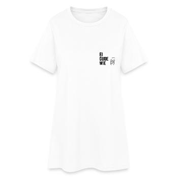 Ei gude wie - Frauen T-Shirt-Kleid - Weiß - Vorne