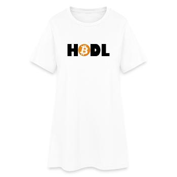 Bitcoin Revolution – Tenez l’avenir - Robe T-shirt Femme - blanc - Devant