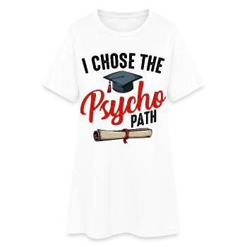 psychologist - Women’s T-Shirt Dress - white - Front