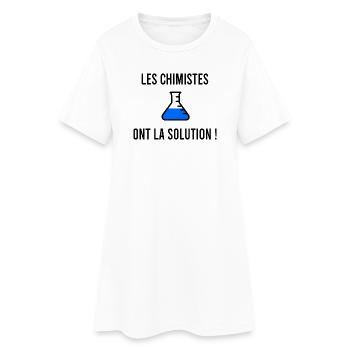 Chemists humor - Women’s T-Shirt Dress - white - Front