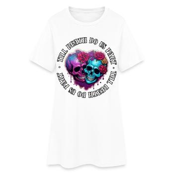 Jusqu’à ce que la mort nous sépare (2) - Robe T-shirt Femme - blanc - Devant