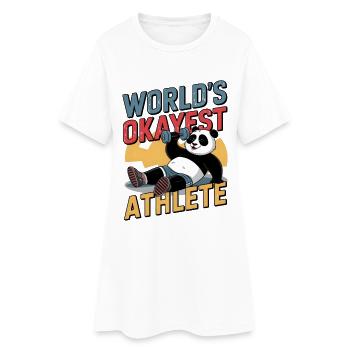 L’athlète le plus correct du monde - Robe T-shirt Femme - blanc - Devant