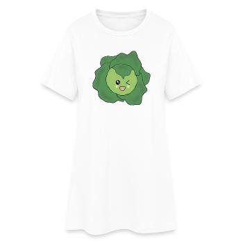 Salad Vegetable Costume Carnival Carnival Partner Shirt - Women’s T-Shirt Dress - white - Front