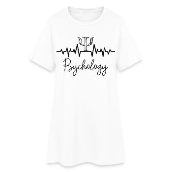 Psychologe - Frauen T-Shirt-Kleid - Weiß - Vorne