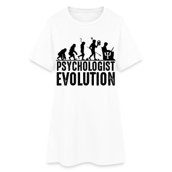 Psychologe - Frauen T-Shirt-Kleid - Weiß - Vorne