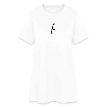 SYLT - Frauen T-Shirt-Kleid - Weiß - Vorne