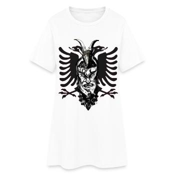 Skenderbeg Albanie Kosovo Idée cadeau - Robe T-shirt Femme - blanc - Devant