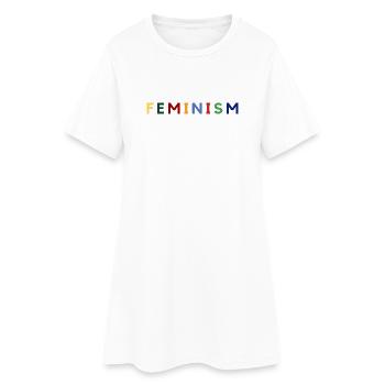 Feminism - Women’s T-Shirt Dress - white - Front