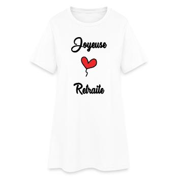 RETIREMENT - Women’s T-Shirt Dress - white - Front