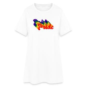 Pride LGBT Retro - Women’s T-Shirt Dress - white - Front