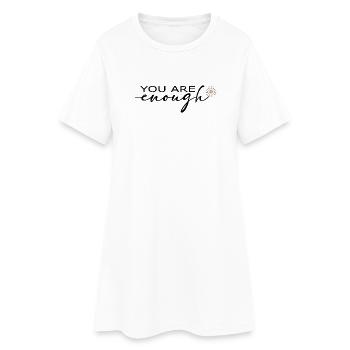 T-shirt You Are Enough Self Love - Robe T-shirt Femme - blanc - Devant