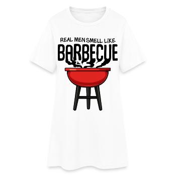 Red Kettle Grill Illustration - Women’s T-Shirt Dress - white - Front