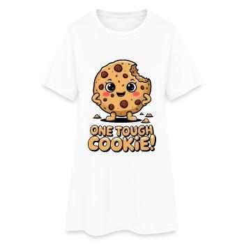 Un biscuit coriace ! - Robe T-shirt Femme - blanc - Devant