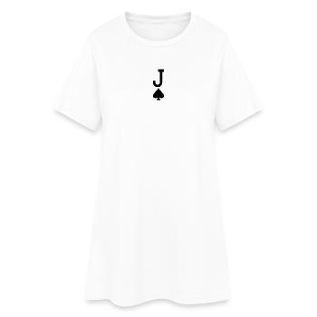 Carte à jouer au poker - Jack of Spades / Jokers - Robe T-shirt Femme - blanc - Devant