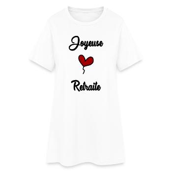 JOYEUSE RETRAITE - Robe T-shirt Femme - blanc - Devant