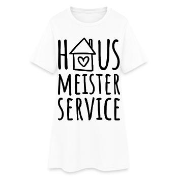 Hausmeisterservice - Hausmeister Service - Frauen T-Shirt-Kleid - Weiß - Vorne