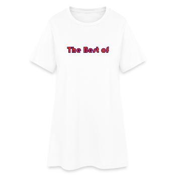 MOM. MOTHERS' DAY. HAPPY BIRTHDAY MOM. I LOVE YOU - Women’s T-Shirt Dress - white - Front