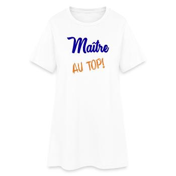 MASTER - Women’s T-Shirt Dress - white - Front