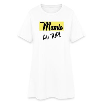 BONNE FÊTE MAMIE - Robe T-shirt Femme - blanc - Devant