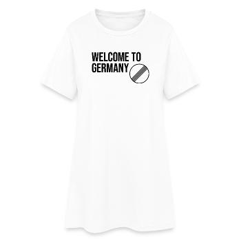 WELCOME TO GERMANY by Unlimited Apparel - Women’s T-Shirt Dress - white - Front