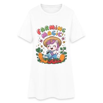 Magie agricole ! - Robe T-shirt Femme - blanc - Devant