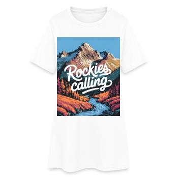 L’appel des - Robe T-shirt Femme - blanc - Devant