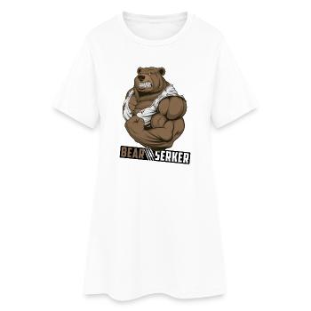 Bearserker - Robe T-shirt Femme - blanc - Devant