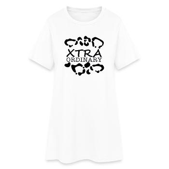 XTRA ORDINARY Résumé - Robe T-shirt Femme - blanc - Devant
