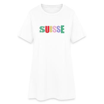 SUISSE - Robe T-shirt Femme - blanc - Devant