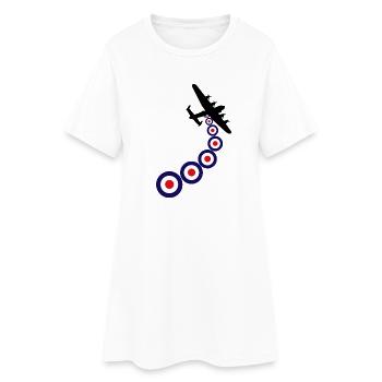 Lancaster Mod - Frauen T-Shirt-Kleid - Weiß - Vorne