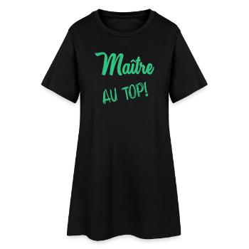 MEISTER - Frauen T-Shirt-Kleid - Schwarz - Vorne