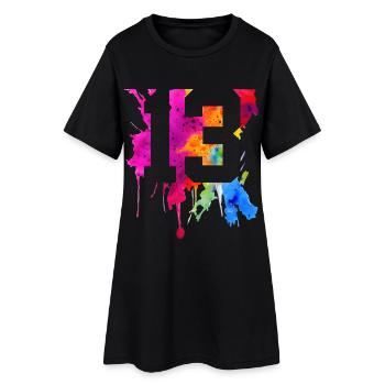 13 YEARS 13TH BIRTHDAY - Women’s T-Shirt Dress - black - Front