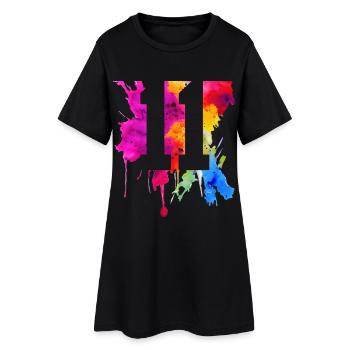 11 ANS 11E ANNIVERSAIRE - Robe T-shirt Femme - noir - Devant
