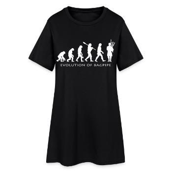 cornemuses - Robe T-shirt Femme - noir - Devant