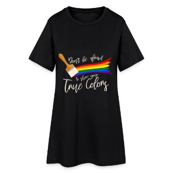 Gay Pride - Women’s T-Shirt Dress - black - Front