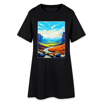High Cup Nick Cumbria Affiche de voyage vintage WPA - Robe T-shirt Femme - noir - Devant