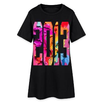 BUNT 13E ANNIVERSAIRE 2013 - Robe T-shirt Femme - noir - Devant