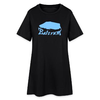 Tatouage Baltrum - Robe T-shirt Femme - noir - Devant
