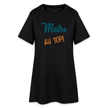 MASTER - Women’s T-Shirt Dress - black - Front