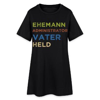 Administrator IT Administrator Admin Informatik - Frauen T-Shirt-Kleid - Schwarz - Vorne