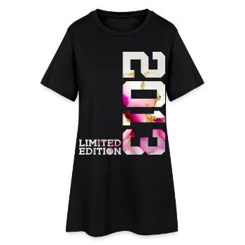 LIMITED EDITION 2013 13. GEBURTSTAG - Frauen T-Shirt-Kleid - Schwarz - Vorne