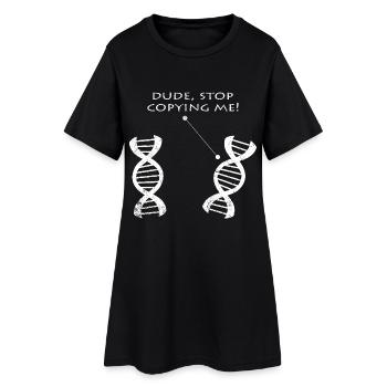 Biology Funny Sayings DNA Biologists Gift - Women’s T-Shirt Dress - black - Front