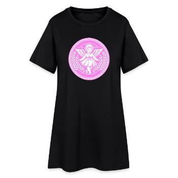 Guardian Angel Logo - Women’s T-Shirt Dress - black - Front