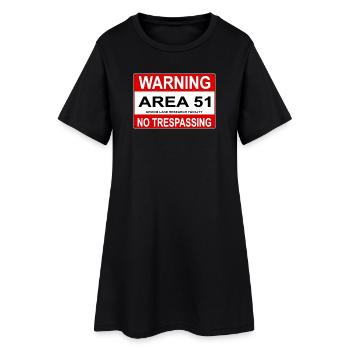 Bouclier AREA 51 - Robe T-shirt Femme - noir - Devant