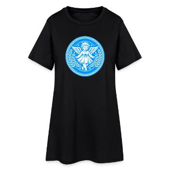 Guardian Angel Logo - Women’s T-Shirt Dress - black - Front