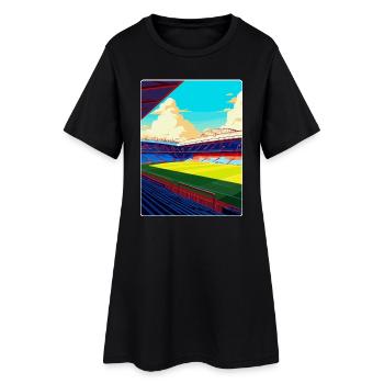 Affiche de voyage souvenir du stade de Selhurst Park WPA - Robe T-shirt Femme - noir - Devant