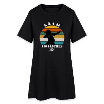 Kids Big Brother 2025 Annonce Cadeau Dab - Robe T-shirt Femme - noir - Devant