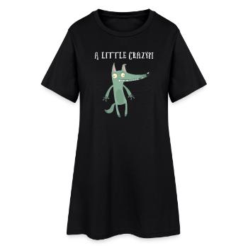 Travail travail dictons bête de somme bureau humour loups - Robe T-shirt Femme - noir - Devant