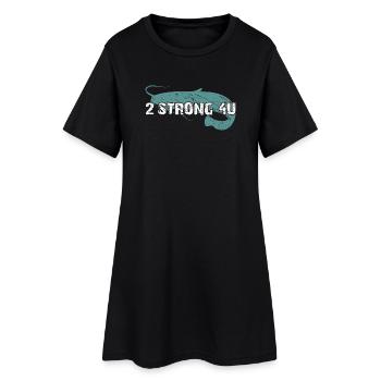 La pêche au poisson-chat est trop forte pour vous - Robe T-shirt Femme - noir - Devant