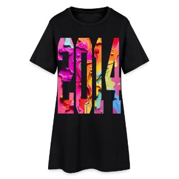 BUNT 12E ANNIVERSAIRE 2014 - Robe T-shirt Femme - noir - Devant